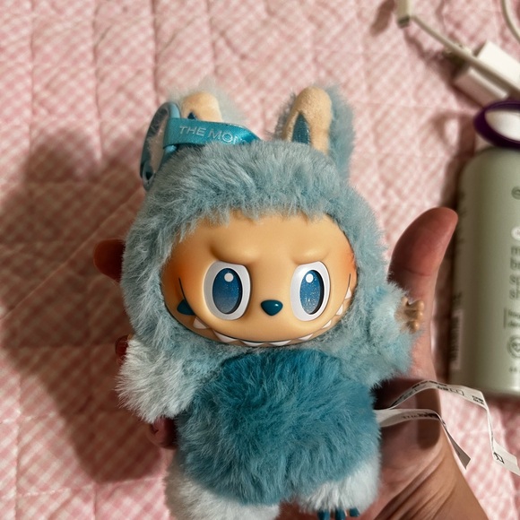 The Monsters Blue Plush Keychain - Picture 2 of 3